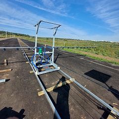 Фото: Поливочная установка для площадок закаливания(Поливочная рампа)